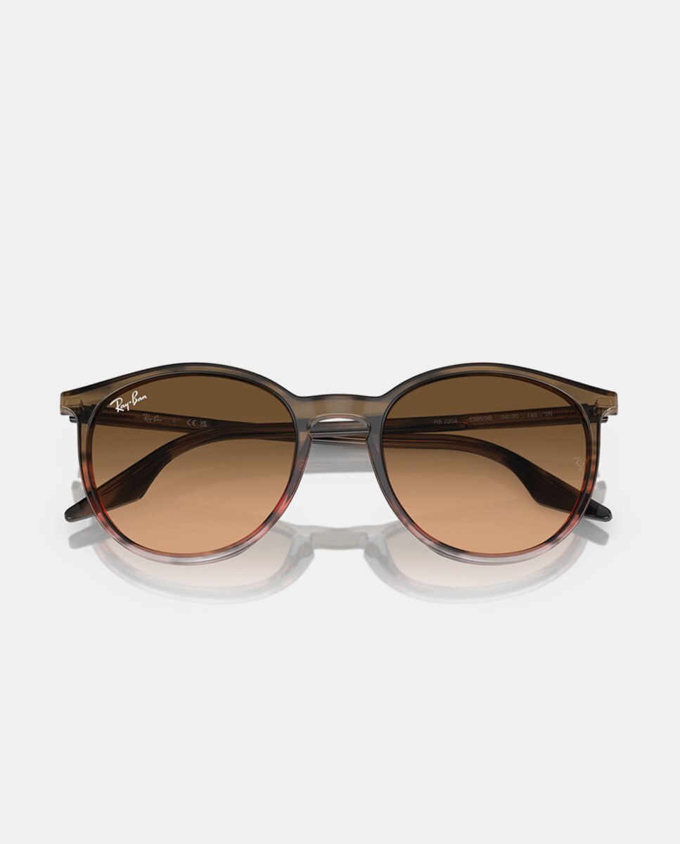 Gafas de sol RB2204 unisex ovalada en acetato - Ray-Ban - Rojo Rojo-5