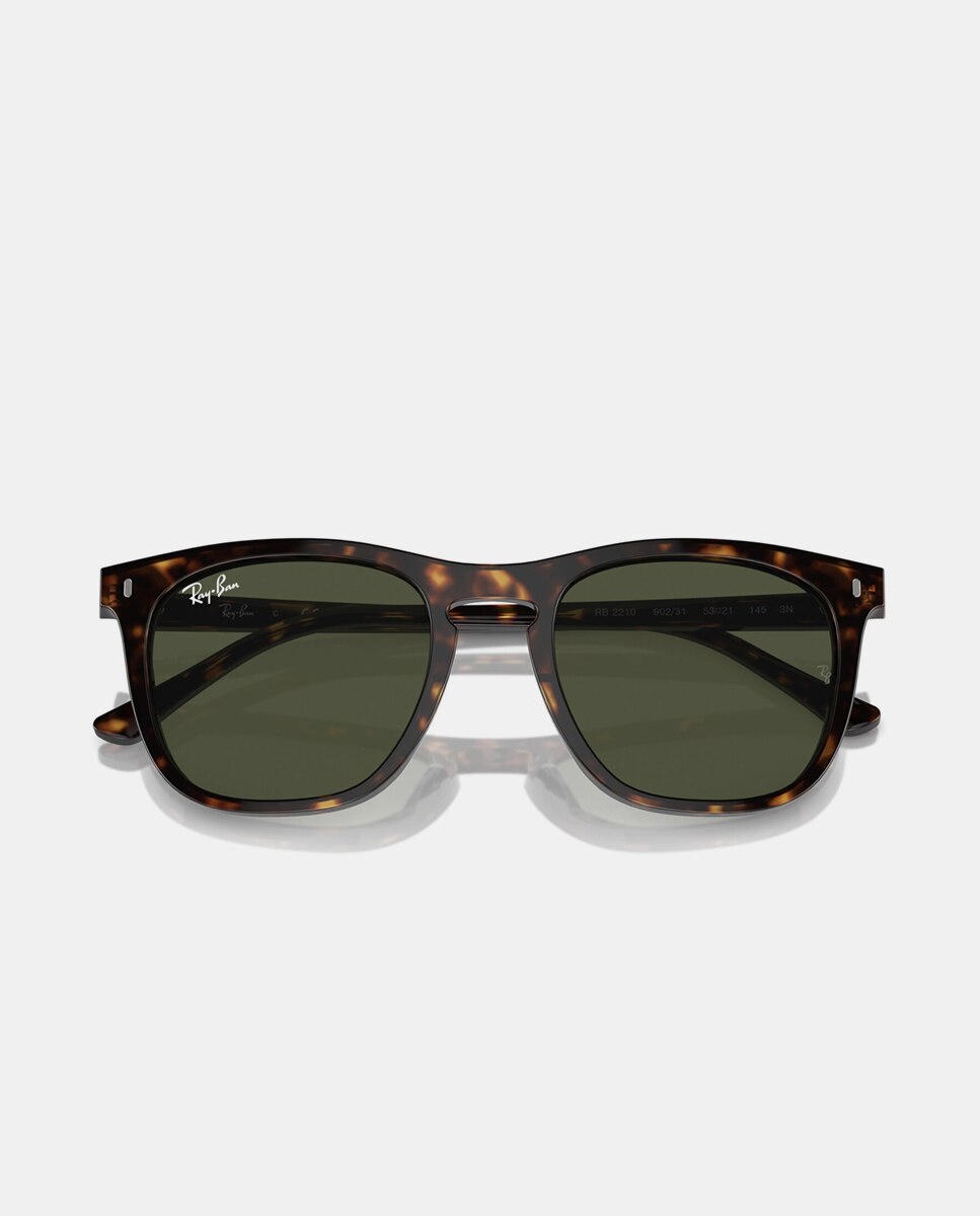 Gafas de sol RB2210 unisex cuadrada en inyectado - Ray-Ban - Marrón Marrón-5