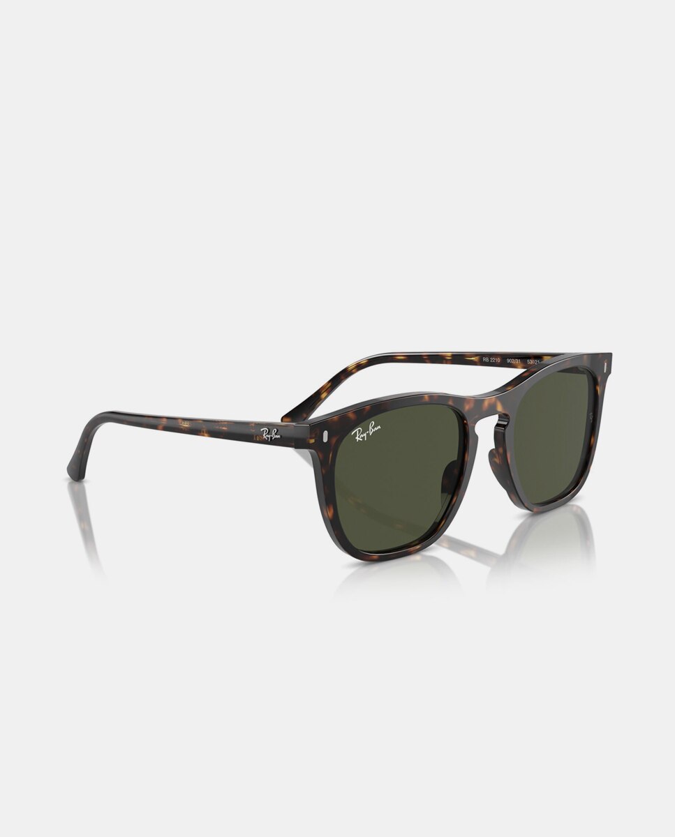 Gafas de sol RB2210 unisex cuadrada en inyectado - Ray-Ban - Marrón Marrón-7