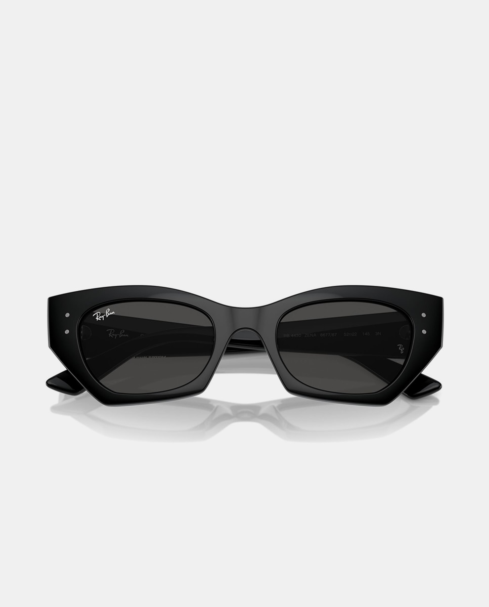 Gafas de sol RB4430 ZENA unisex geométrica en inyectado - Ray-Ban - Negro Negro-5