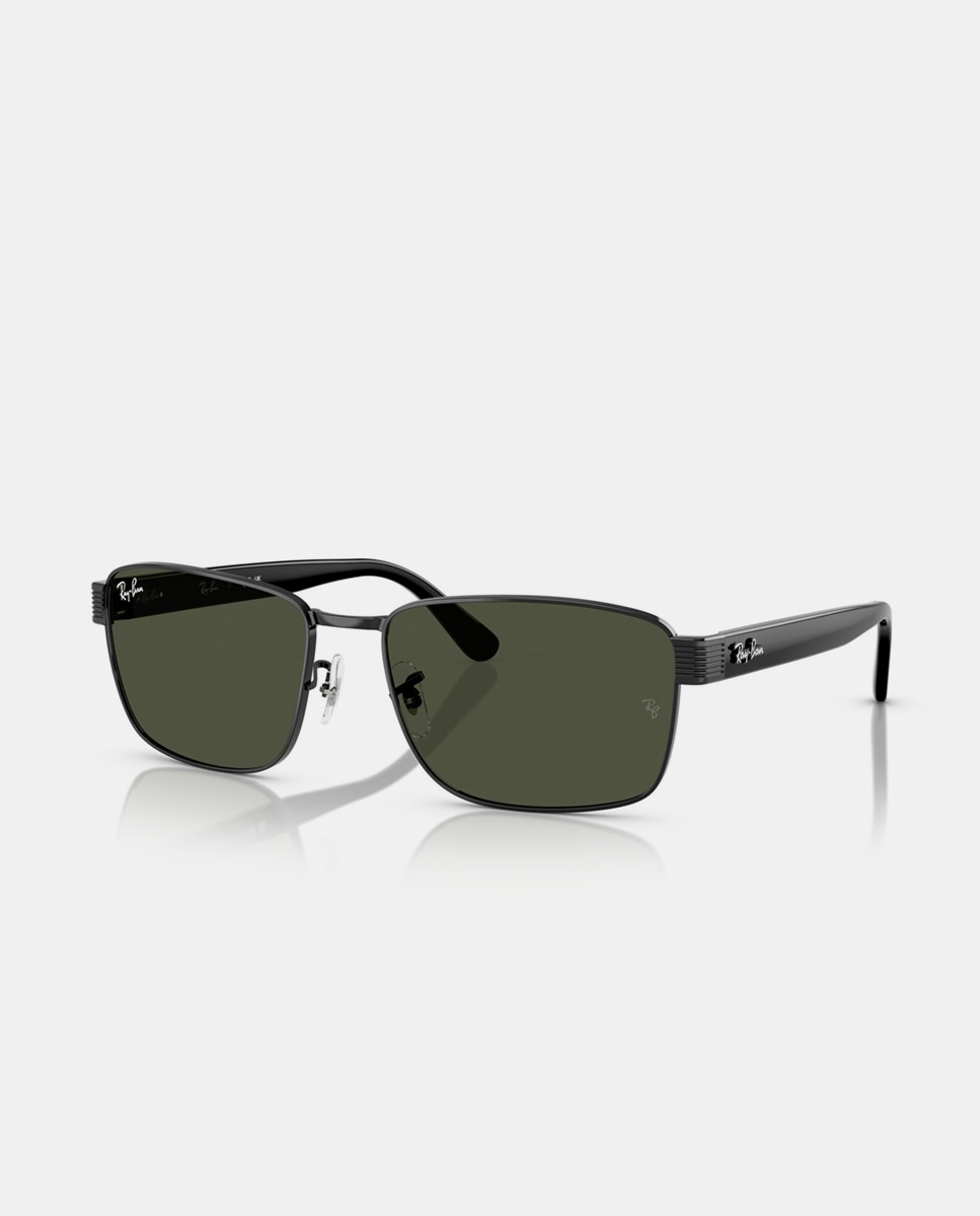 Gafas de sol RB3750 unisex cuadrada en metal - Ray-Ban - Negro Negro-2