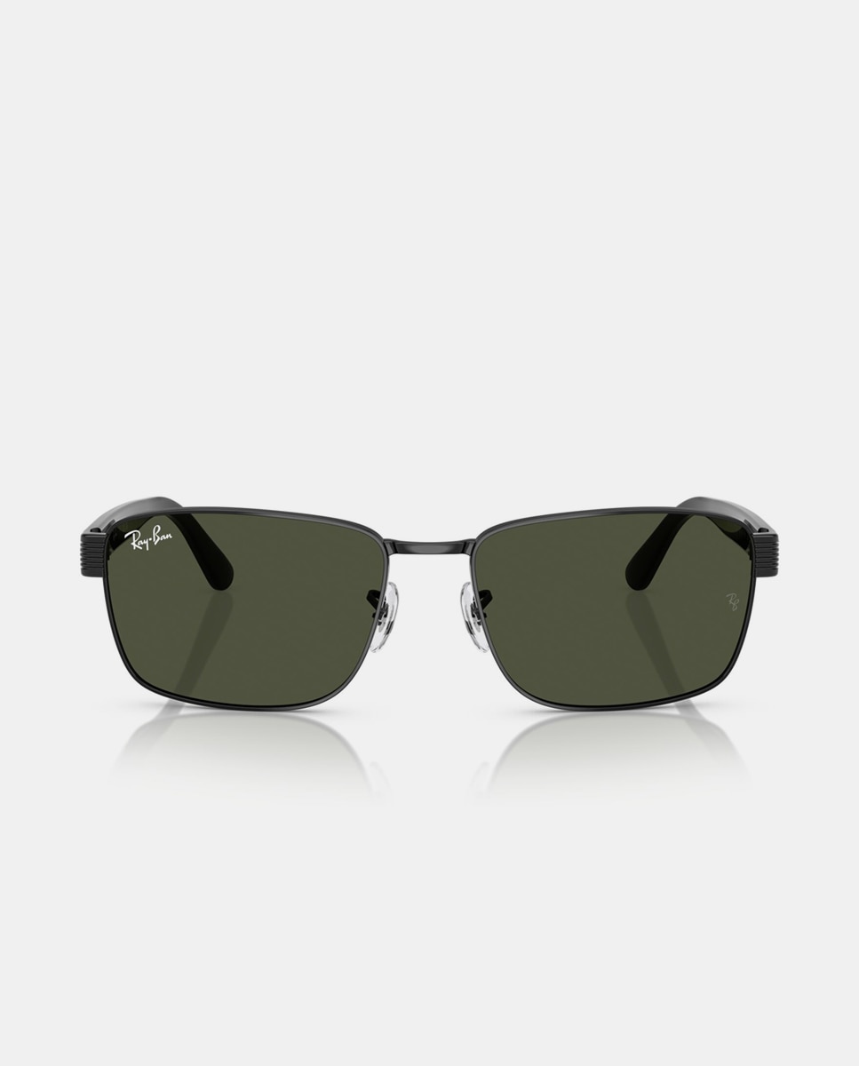 Gafas de sol RB3750 unisex cuadrada en metal - Ray-Ban - Negro Negro-4
