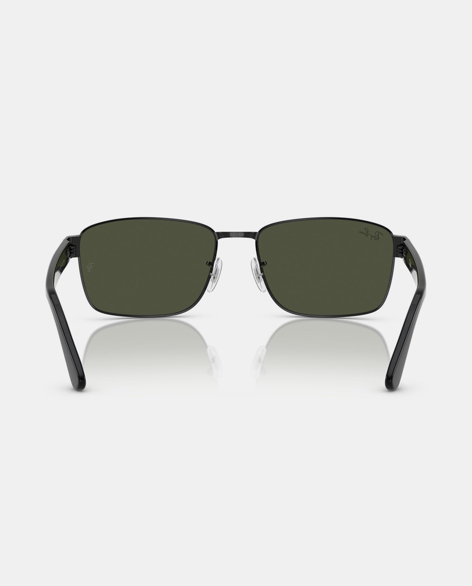 Gafas de sol RB3750 unisex cuadrada en metal - Ray-Ban - Negro Negro-6