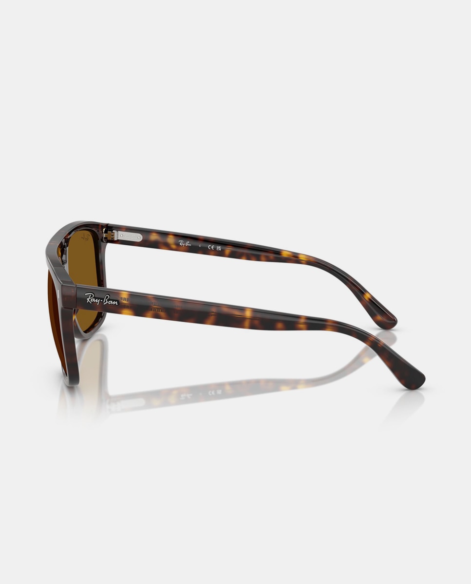 Gafas de sol RB2213 unisex cuadrada en inyectado - Ray-Ban - Marrón Marrón-3
