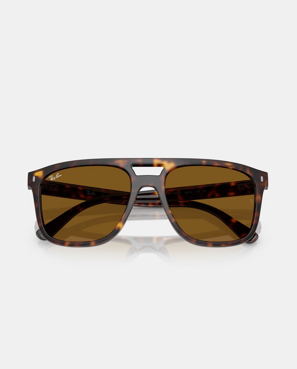 Gafas de sol RB2213 unisex cuadrada en inyectado - Ray-Ban - Marrón Marrón-5