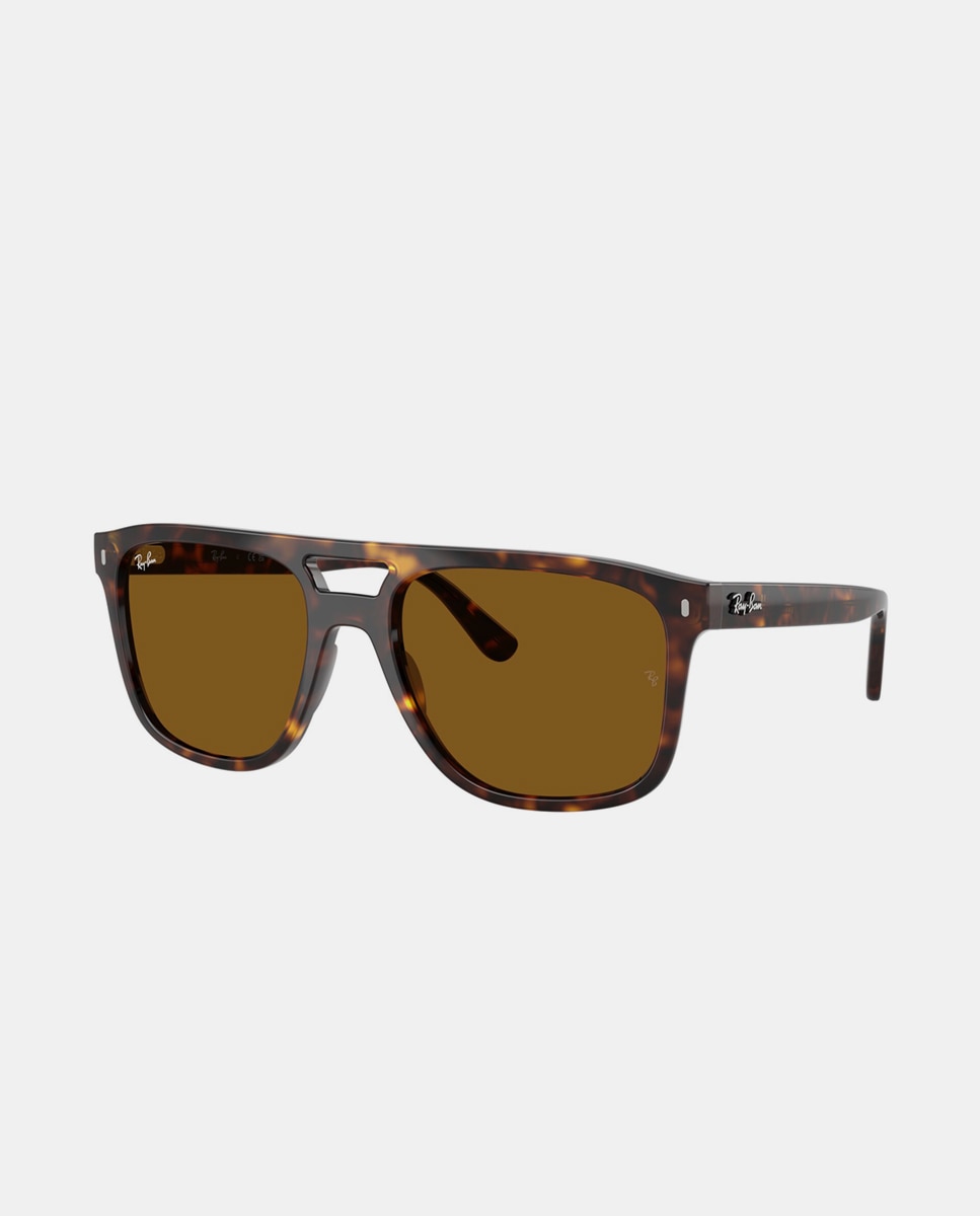 Gafas de sol RB2213 unisex cuadrada en inyectado - Ray-Ban - Marrón Marrón-8