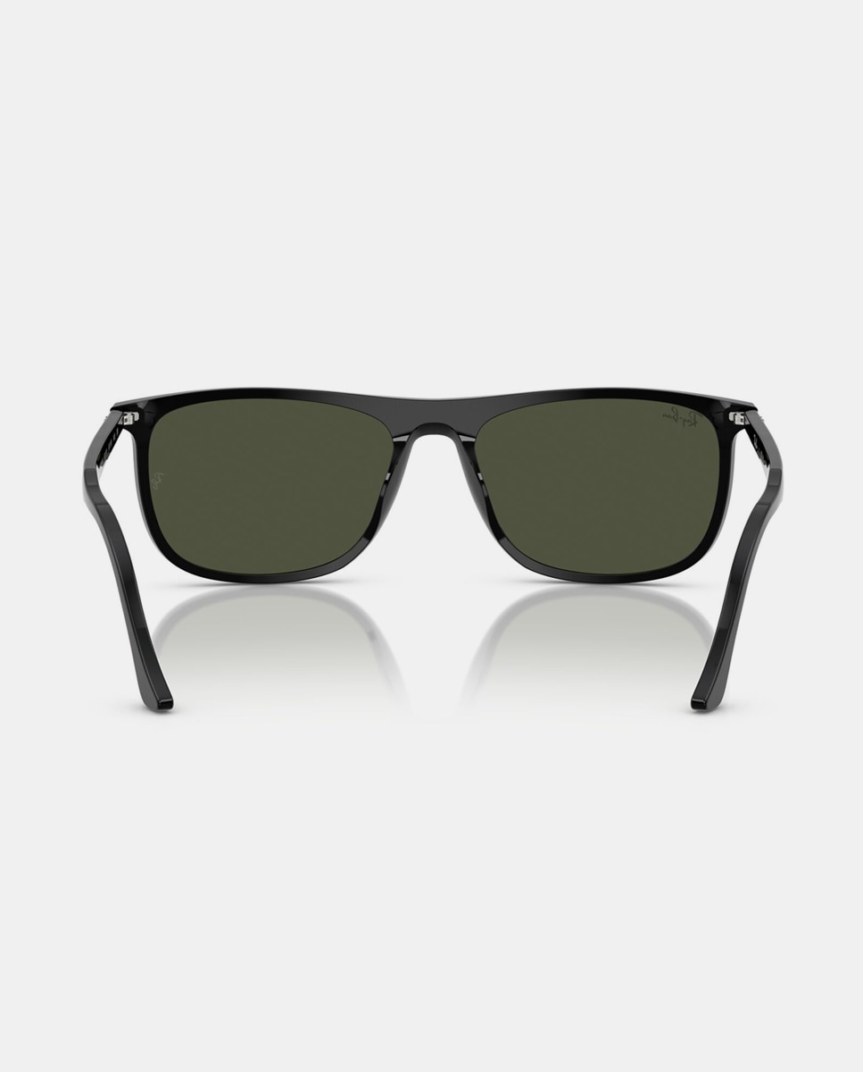 Gafas de sol RB2216 unisex rectangular en acetato - Ray-Ban - Negro Negro-6
