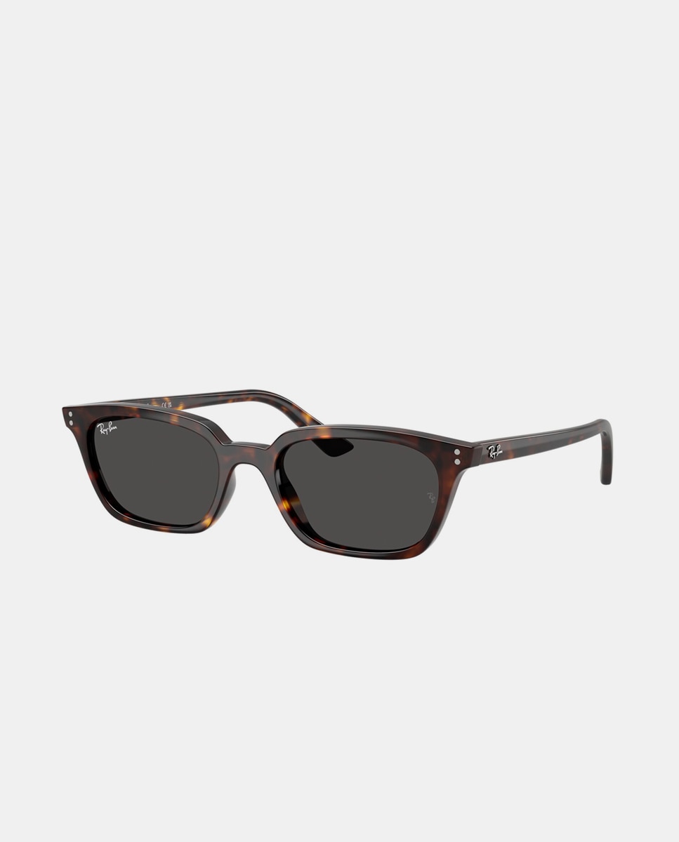 Imagen 8 de Gafas de sol RB4456 ZAYA unisex rectangular en inyectado - Ray-Ban - Marrón Marrón
