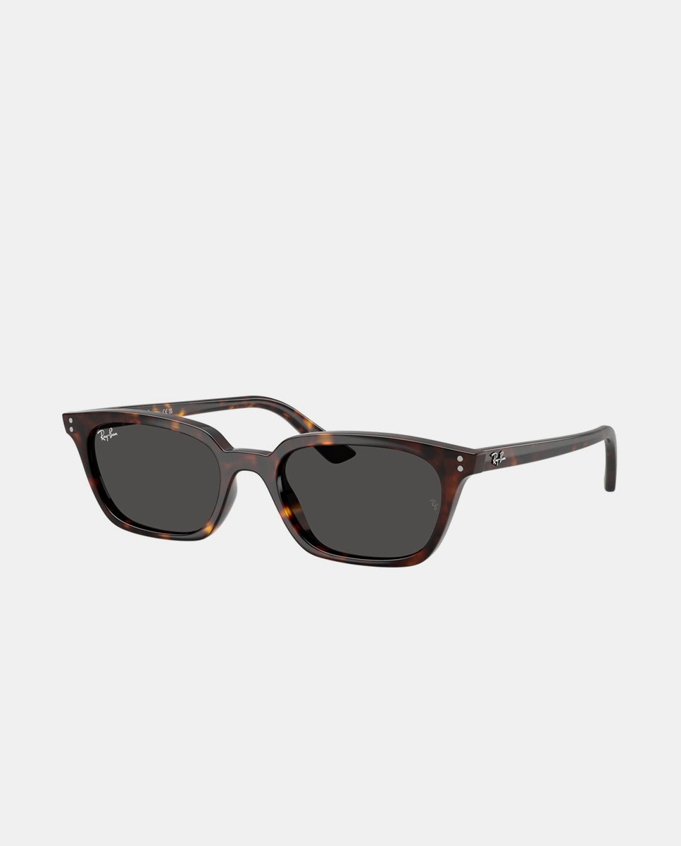 Imagen 9 de Gafas de sol RB4456 ZAYA unisex rectangular en inyectado - Ray-Ban - Marrón Marrón