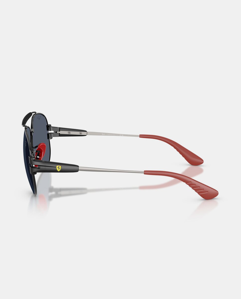 Gafas de sol RB3762M unisex ovalada en metal - Ray-Ban - Negro Negro-3
