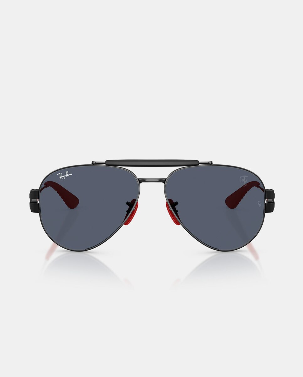 Gafas de sol RB3762M unisex ovalada en metal - Ray-Ban - Negro Negro-4