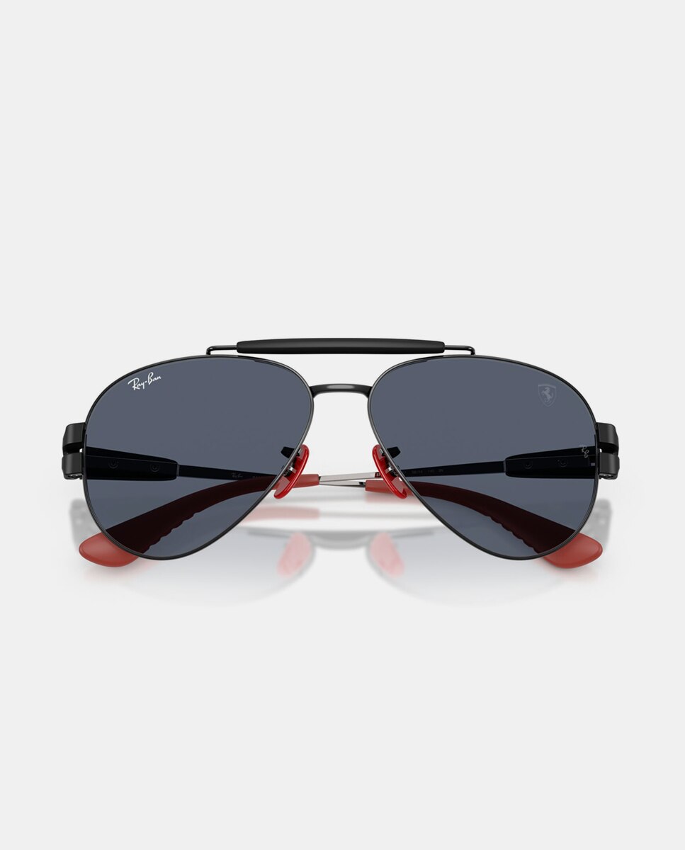 Gafas de sol RB3762M unisex ovalada en metal - Ray-Ban - Negro Negro-5