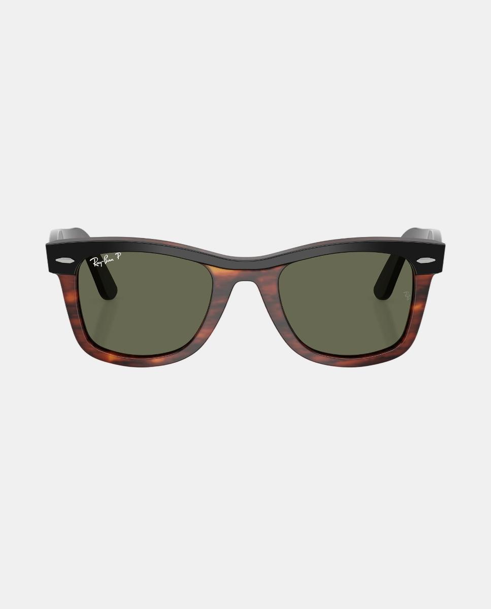 Gafas de sol RB2240 WAYFARER unisex cuadrada en acetato con lente polarizada - Ray-Ban - Negro Negro-4