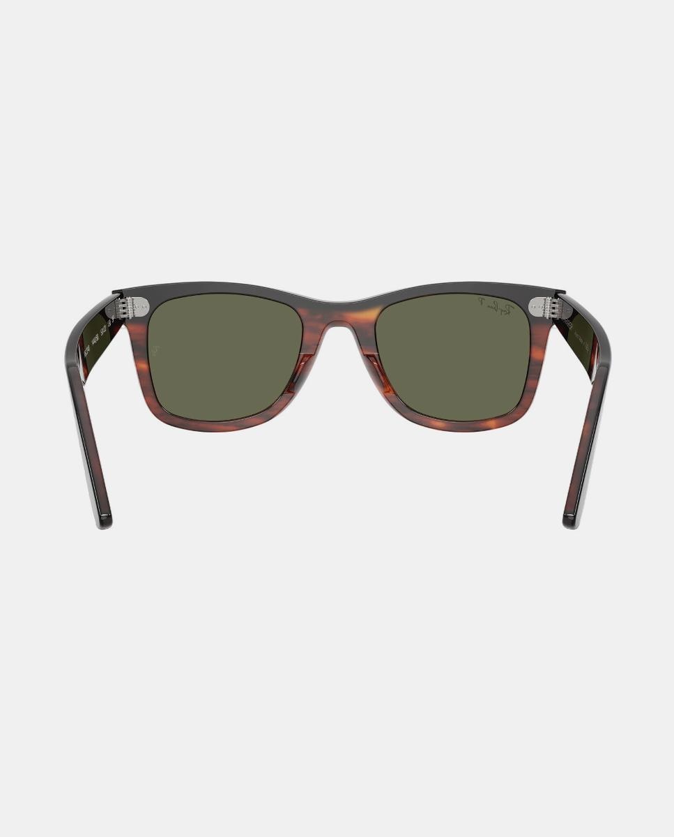 Gafas de sol RB2240 WAYFARER unisex cuadrada en acetato con lente polarizada - Ray-Ban - Negro Negro-6