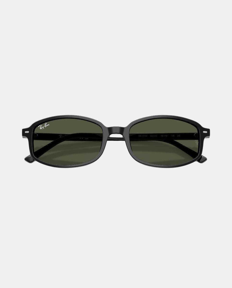 Gafas de sol RB2232 unisex geométrica en acetato - Ray-Ban - Negro Negro-5