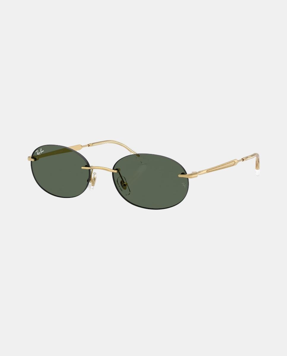 Gafas de sol RB3767 unisex ovalada en metal - Ray-Ban - Oro Oro-2