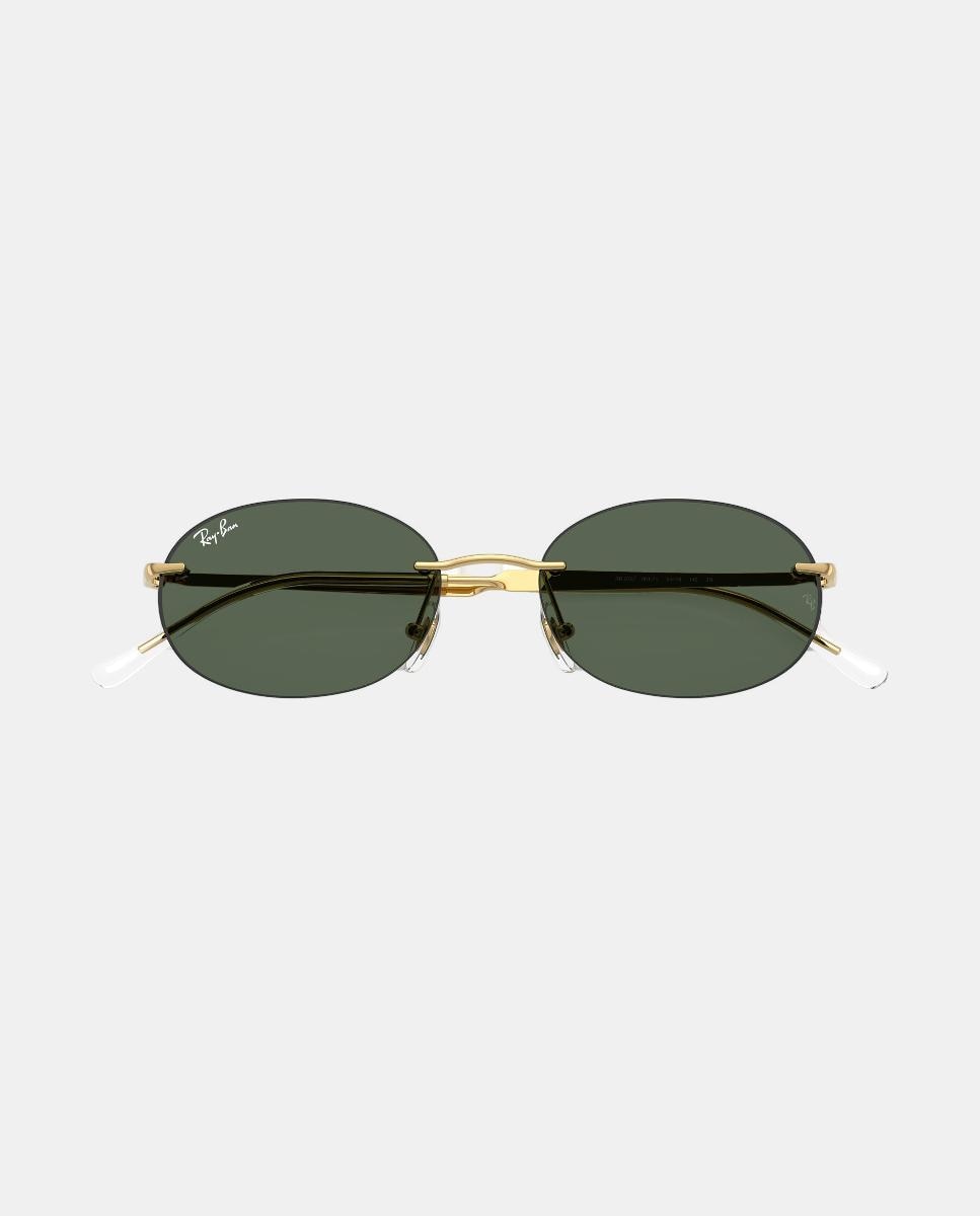 Gafas de sol RB3767 unisex ovalada en metal - Ray-Ban - Oro Oro-4