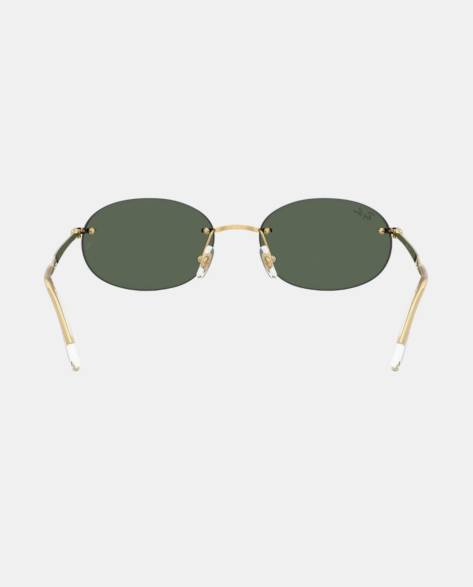 Gafas de sol RB3767 unisex ovalada en metal - Ray-Ban - Oro Oro-5