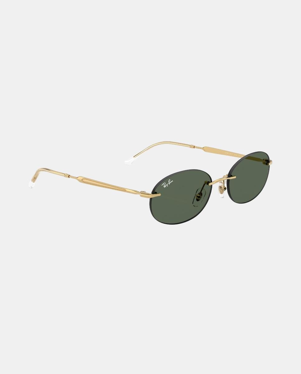 Gafas de sol RB3767 unisex ovalada en metal - Ray-Ban - Oro Oro-6