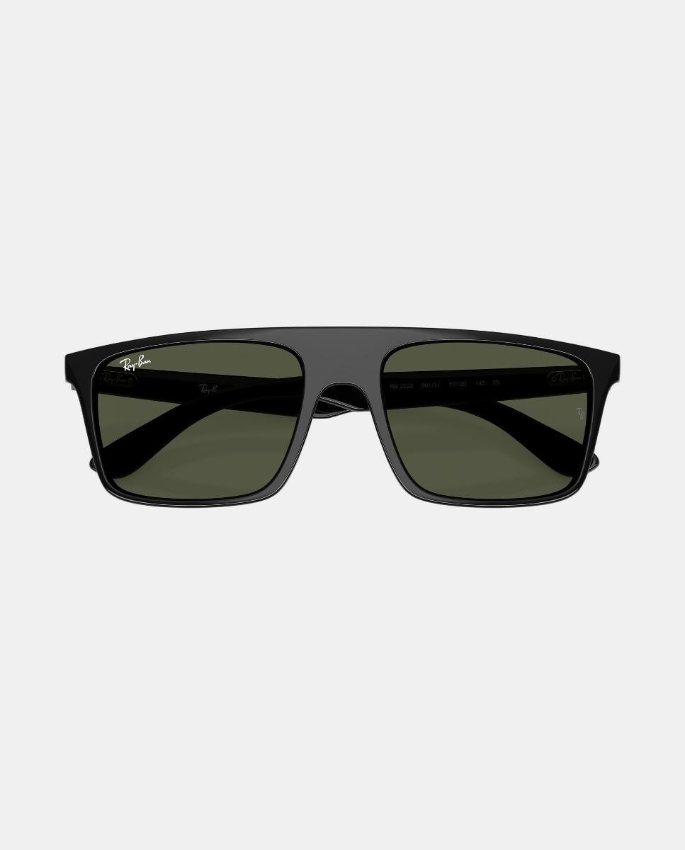 Gafas de sol RB2222 unisex cuadrada en inyectado - Ray-Ban - Negro Negro-4