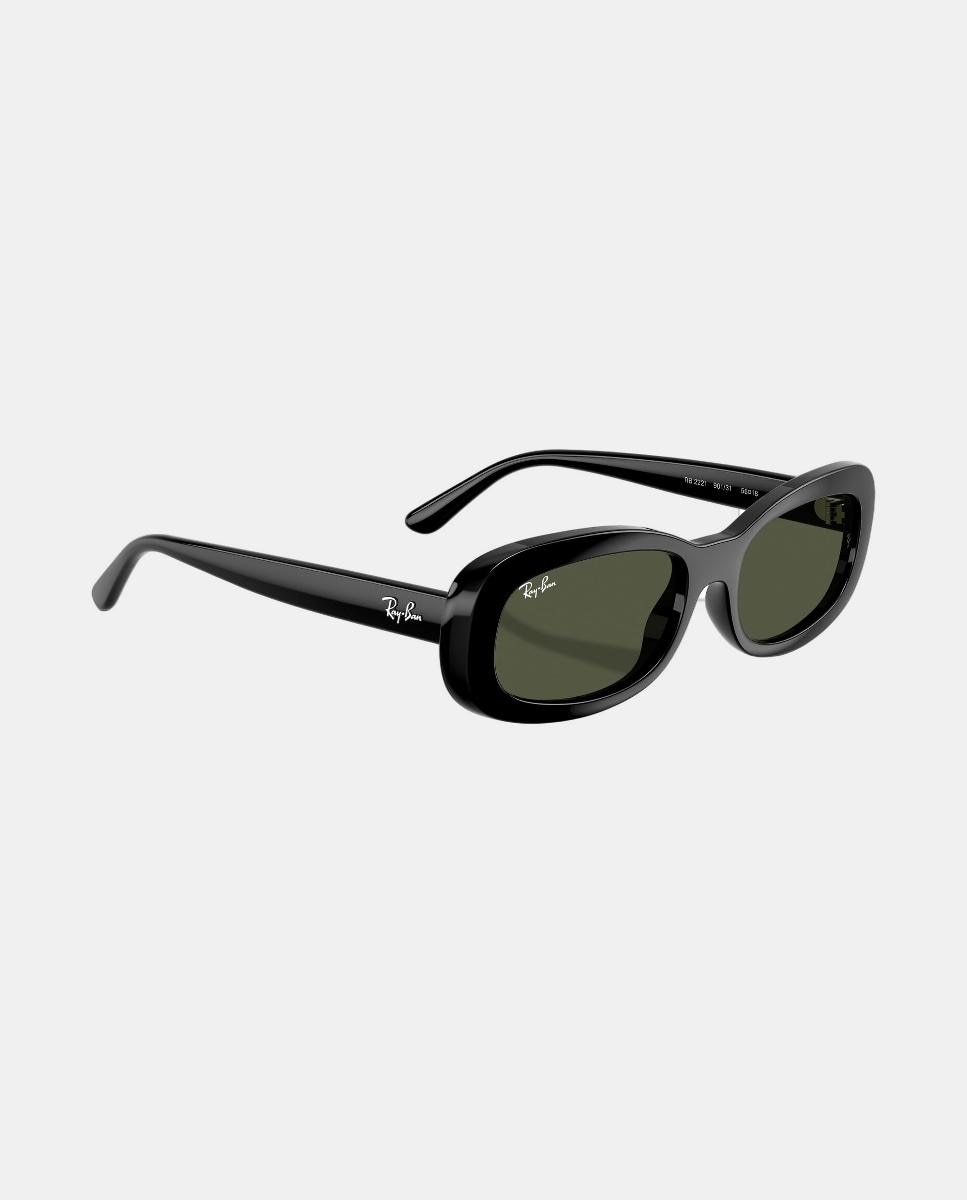 Gafas de sol RB2221 de mujer ovalada en inyectado - Ray-Ban - Negro Negro-7