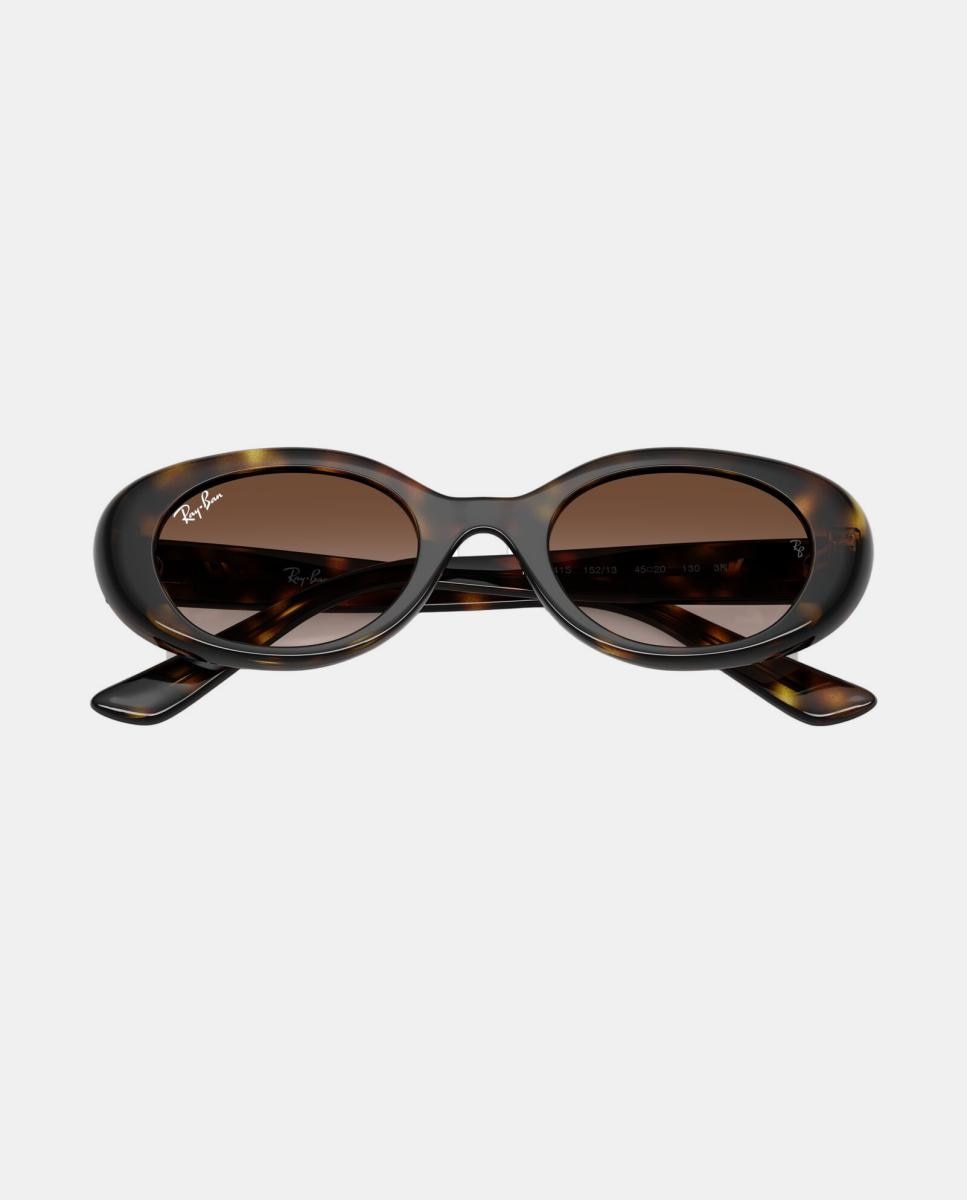 Gafas de sol RJ9141S de mujer ovalada en inyectado con lente degradada - Ray Ban Junior - Marrón Marrón-5