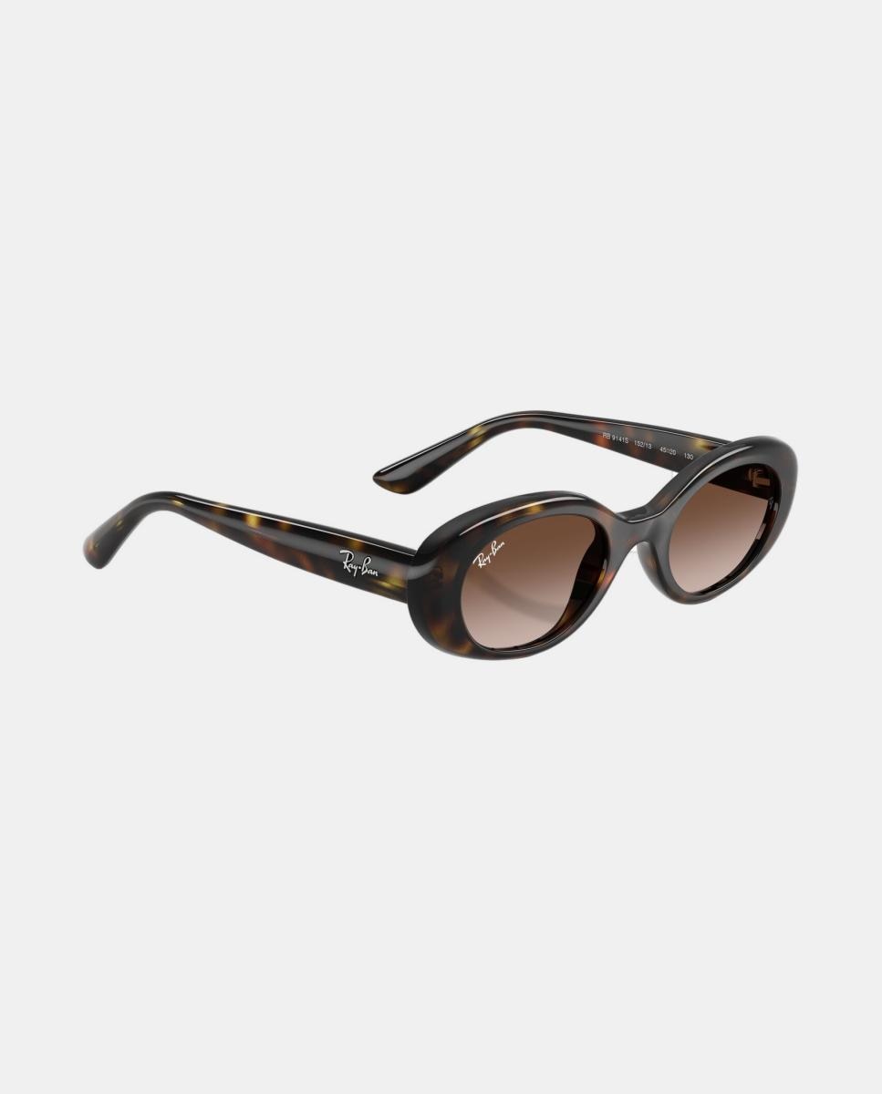 Gafas de sol RJ9141S de mujer ovalada en inyectado con lente degradada - Ray Ban Junior - Marrón Marrón-7