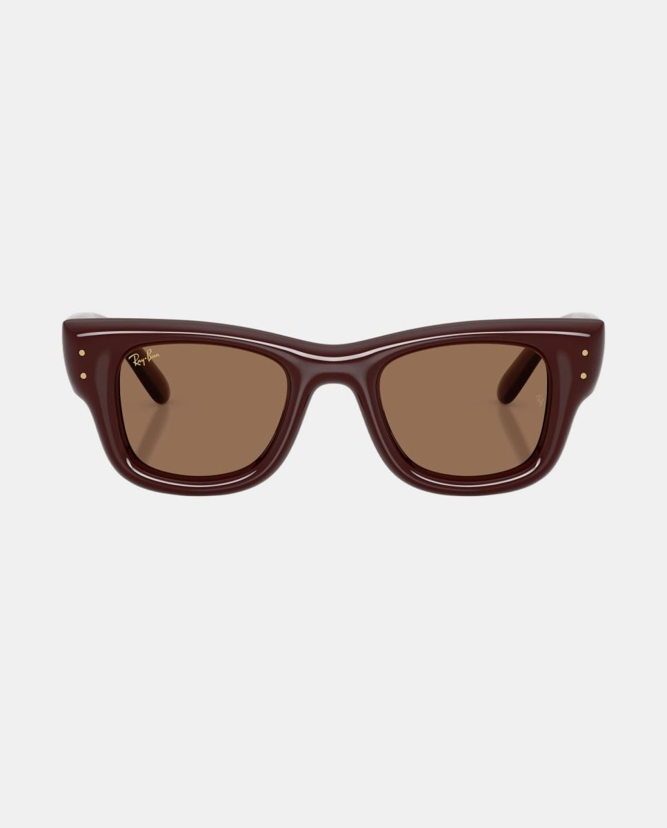 Gafas de sol RB4940 WAYFARER PUFFER unisex cuadrada en inyectado - Ray-Ban - Marrón Marrón-4