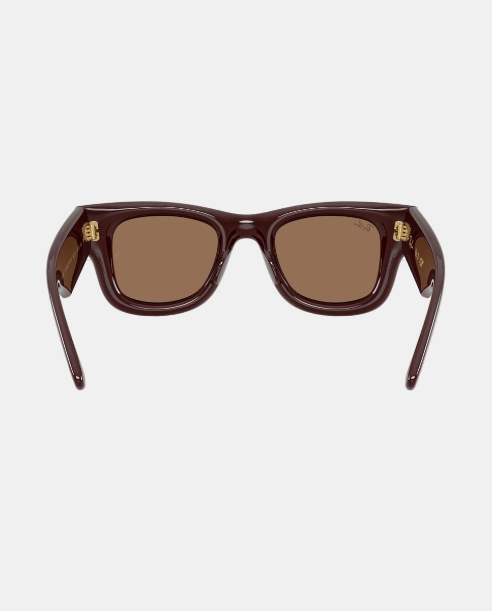 Gafas de sol RB4940 WAYFARER PUFFER unisex cuadrada en inyectado - Ray-Ban - Marrón Marrón-6