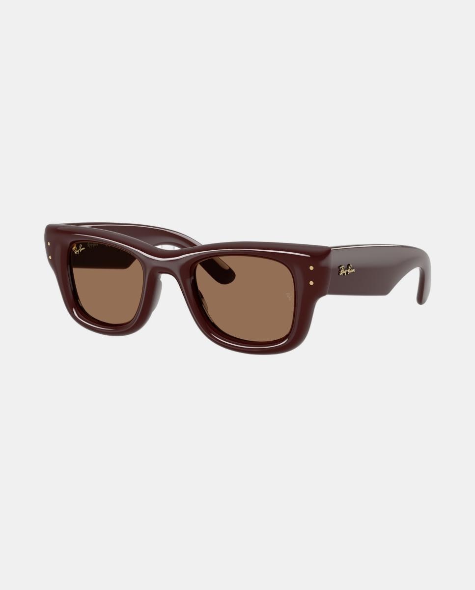 Gafas de sol RB4940 WAYFARER PUFFER unisex cuadrada en inyectado - Ray-Ban - Marrón Marrón-8