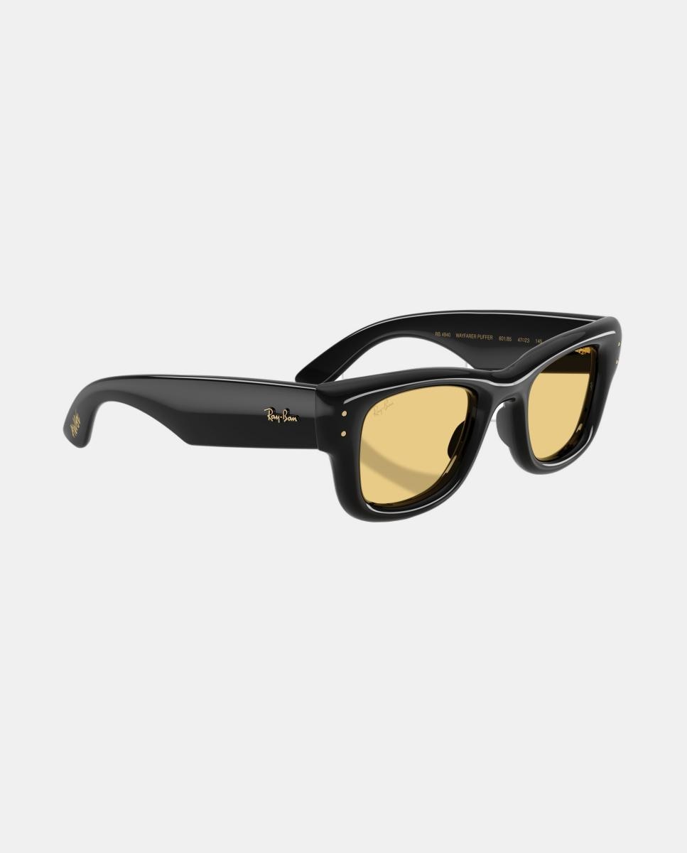 Gafas de sol RB4940 WAYFARER PUFFER unisex cuadrada en inyectado - Ray-Ban - Negro Negro-7