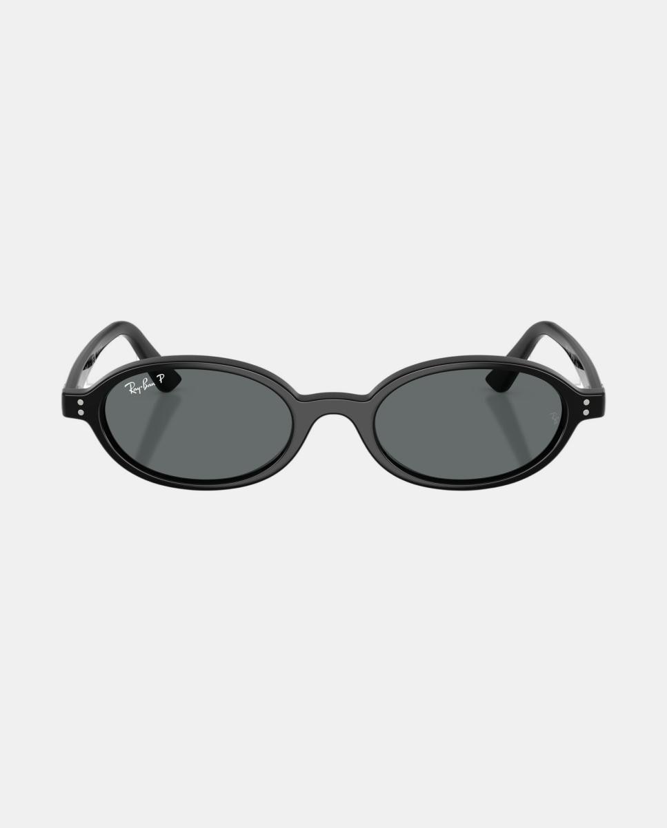 Imagen 4 de Gafas de sol RB4472 unisex ovalada en inyectado con lente polarizada - Ray-Ban - Negro Negro