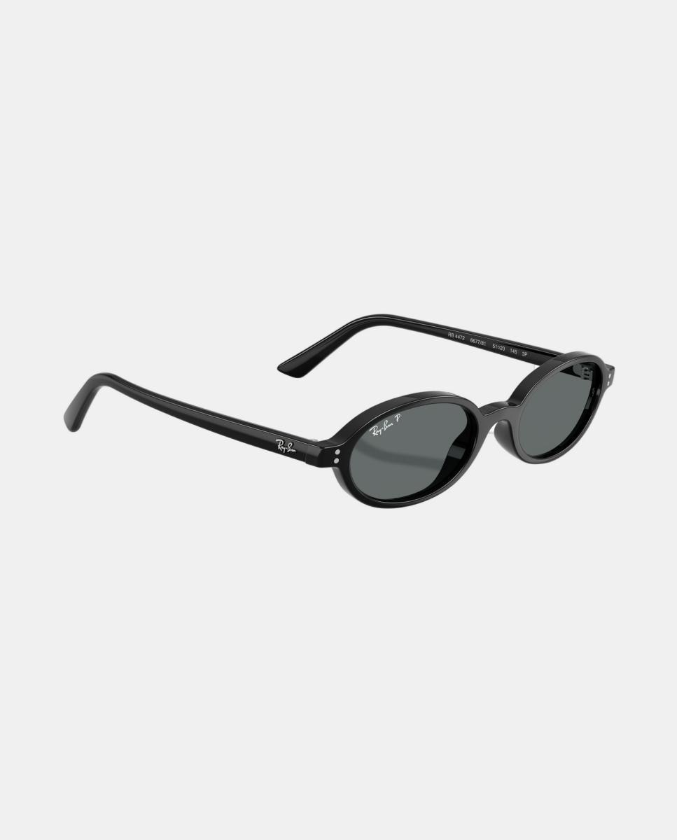 Imagen 7 de Gafas de sol RB4472 unisex ovalada en inyectado con lente polarizada - Ray-Ban - Negro Negro