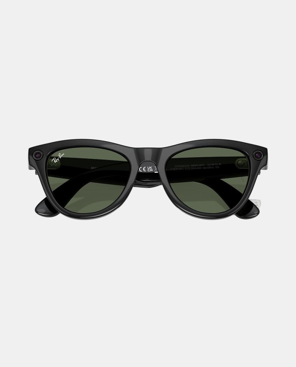 Imagen 5 de Gafas de sol inteligentes con IA unisex ojo de gato en inyectado RayBan Meta - Negro Negro