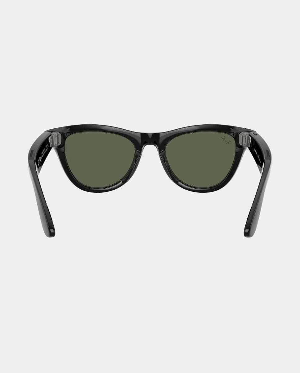 Imagen 6 de Gafas de sol inteligentes con IA unisex ojo de gato en inyectado RayBan Meta - Negro Negro