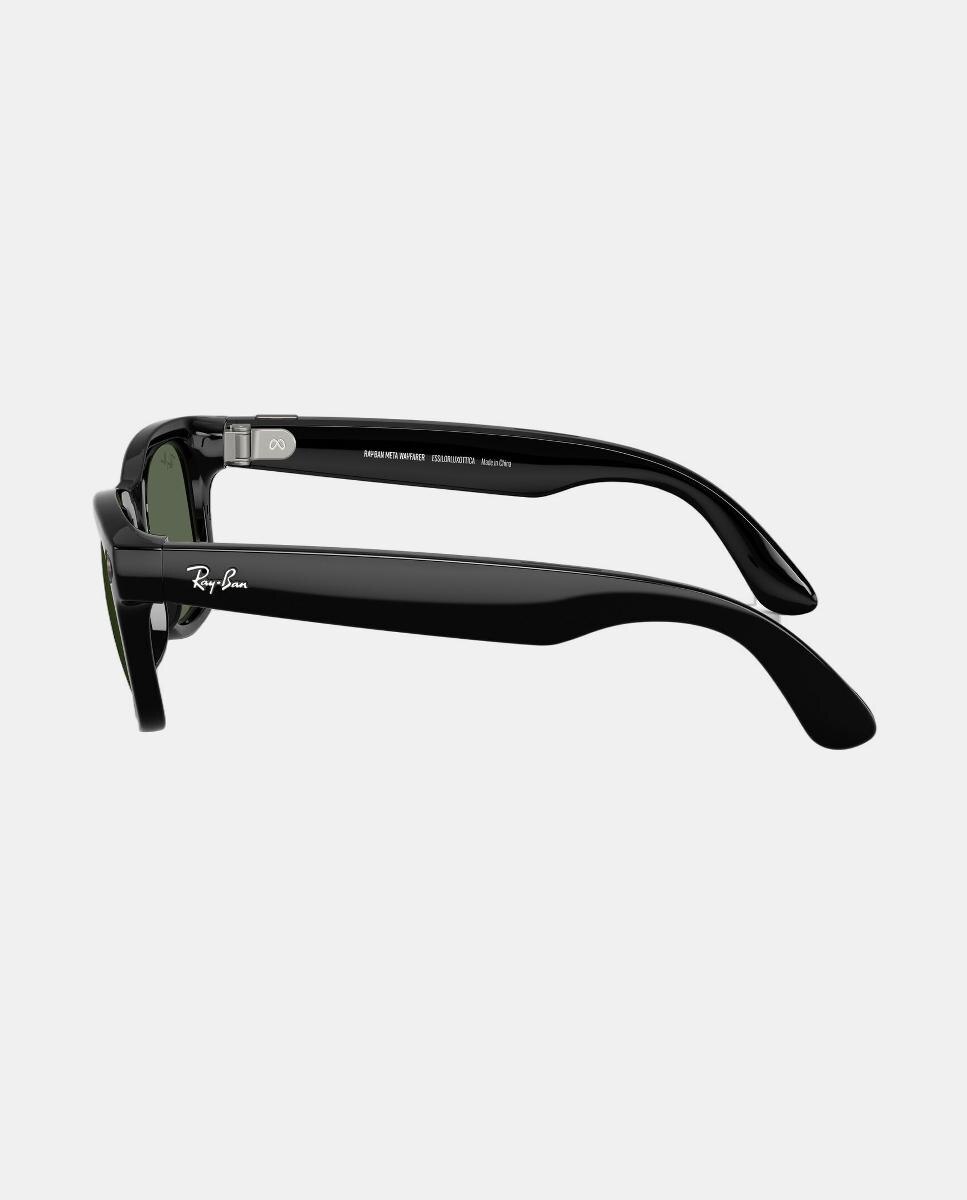 Gafas de sol inteligentes con IA RW4012 WAYFARER unisex cuadrada en inyectado - RayBan Meta - Negro Negro-3