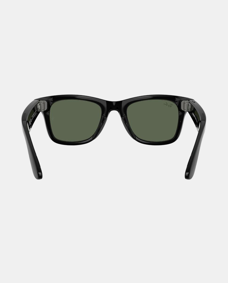 Gafas de sol inteligentes con IA RW4012 WAYFARER unisex cuadrada en inyectado - RayBan Meta - Negro Negro-6