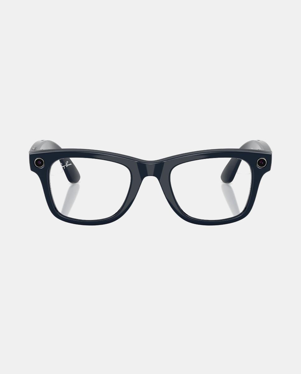 Gafas de sol inteligentes con IA RW4012 WAYFARER unisex cuadrada en inyectado con lente fotocromatica - RayBan Meta - Azul Azul-4