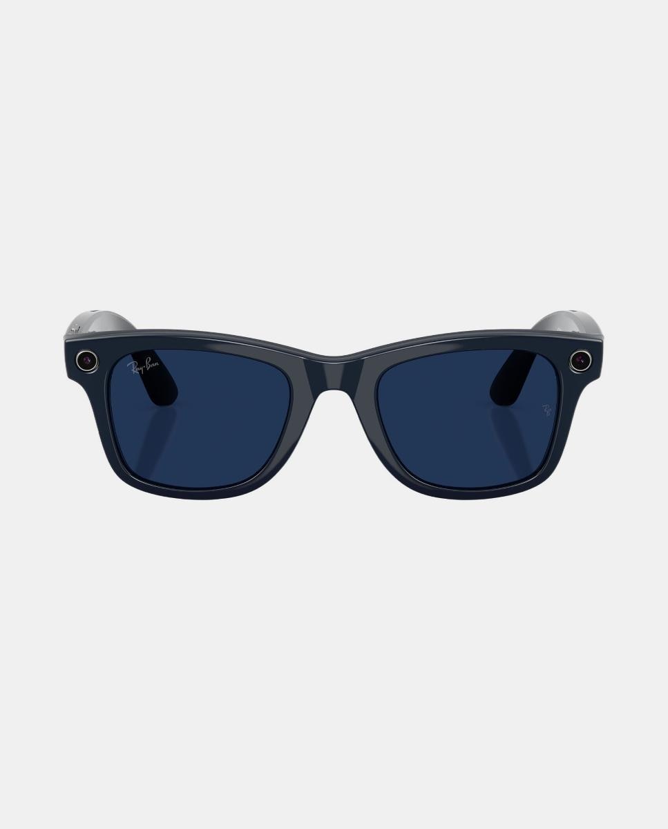 Gafas de sol inteligentes con IA RW4012 WAYFARER unisex cuadrada en inyectado con lente fotocromatica - RayBan Meta - Azul Azul-7