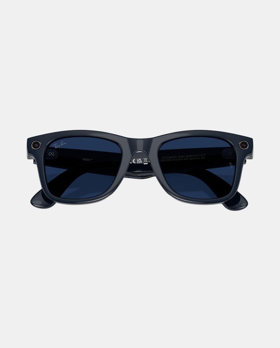 Gafas de sol inteligentes con IA RW4012 WAYFARER unisex cuadrada en inyectado con lente fotocromatica - RayBan Meta - Azul Azul-9
