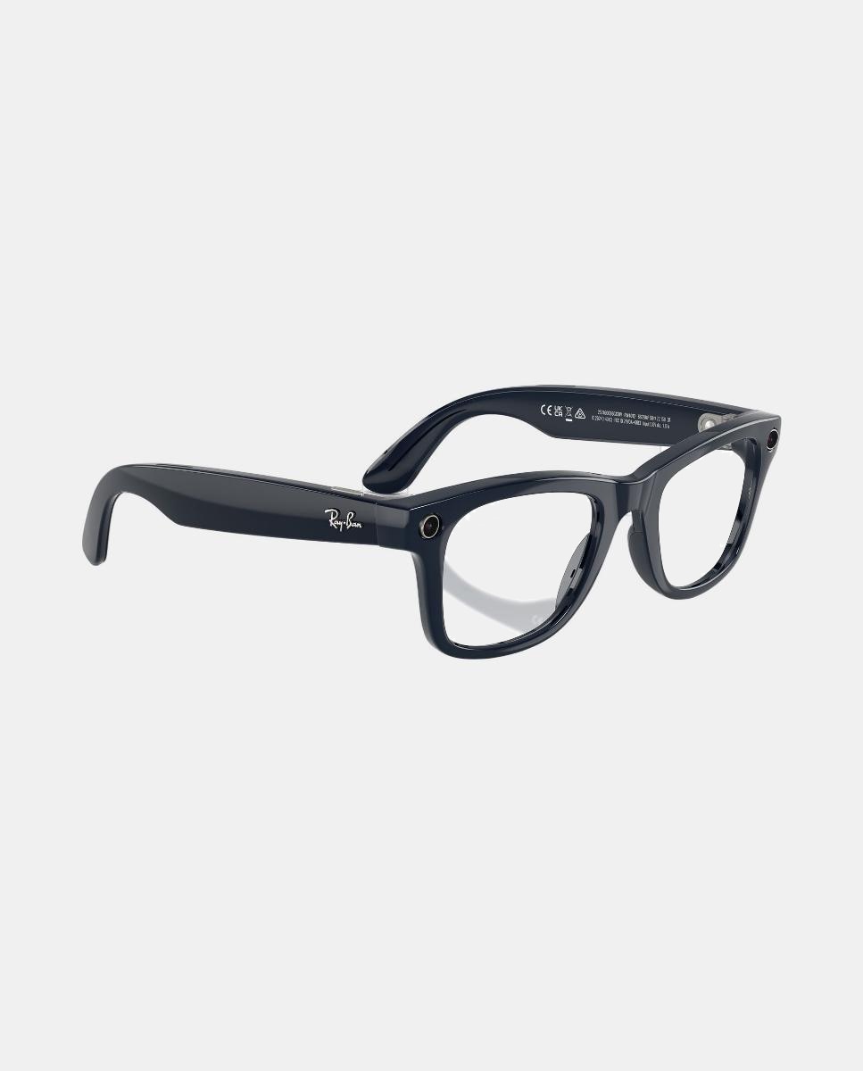 Gafas de sol inteligentes con IA RW4012 WAYFARER unisex cuadrada en inyectado con lente fotocromatica - RayBan Meta - Azul Azul-10