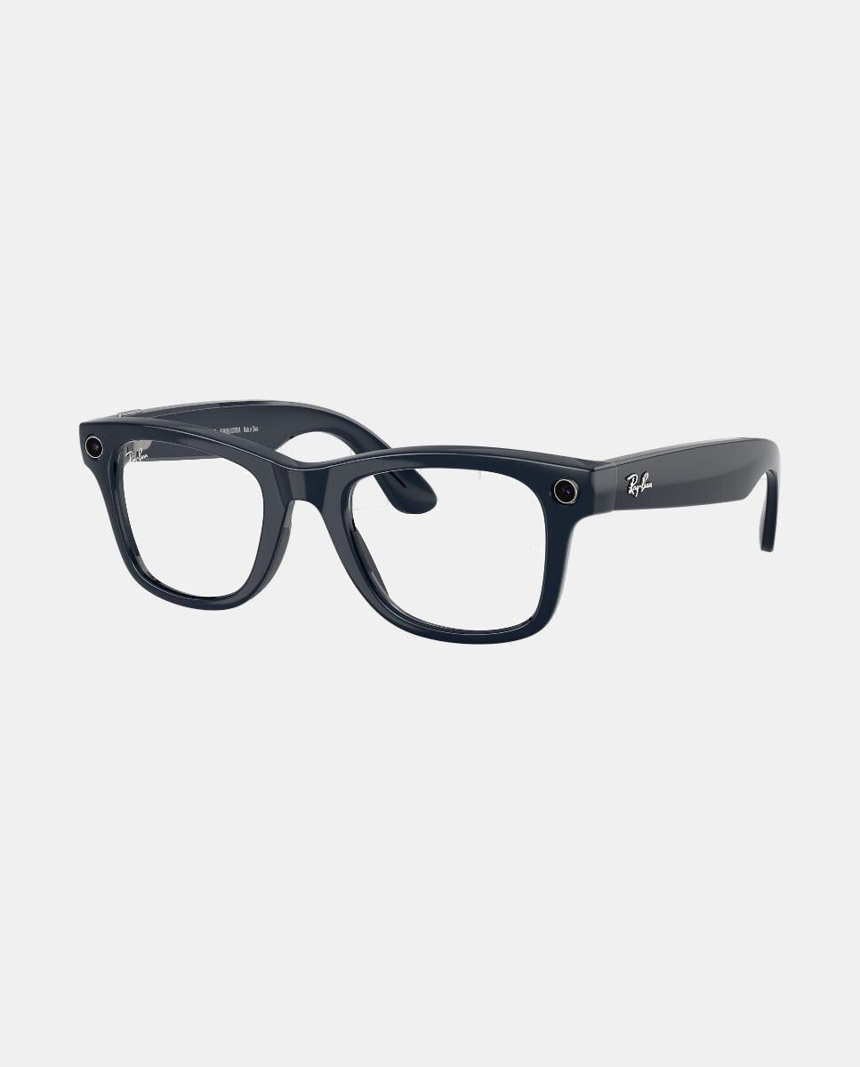 Gafas de sol inteligentes con IA RW4012 WAYFARER unisex cuadrada en inyectado con lente fotocromatica - RayBan Meta - Azul Azul-11