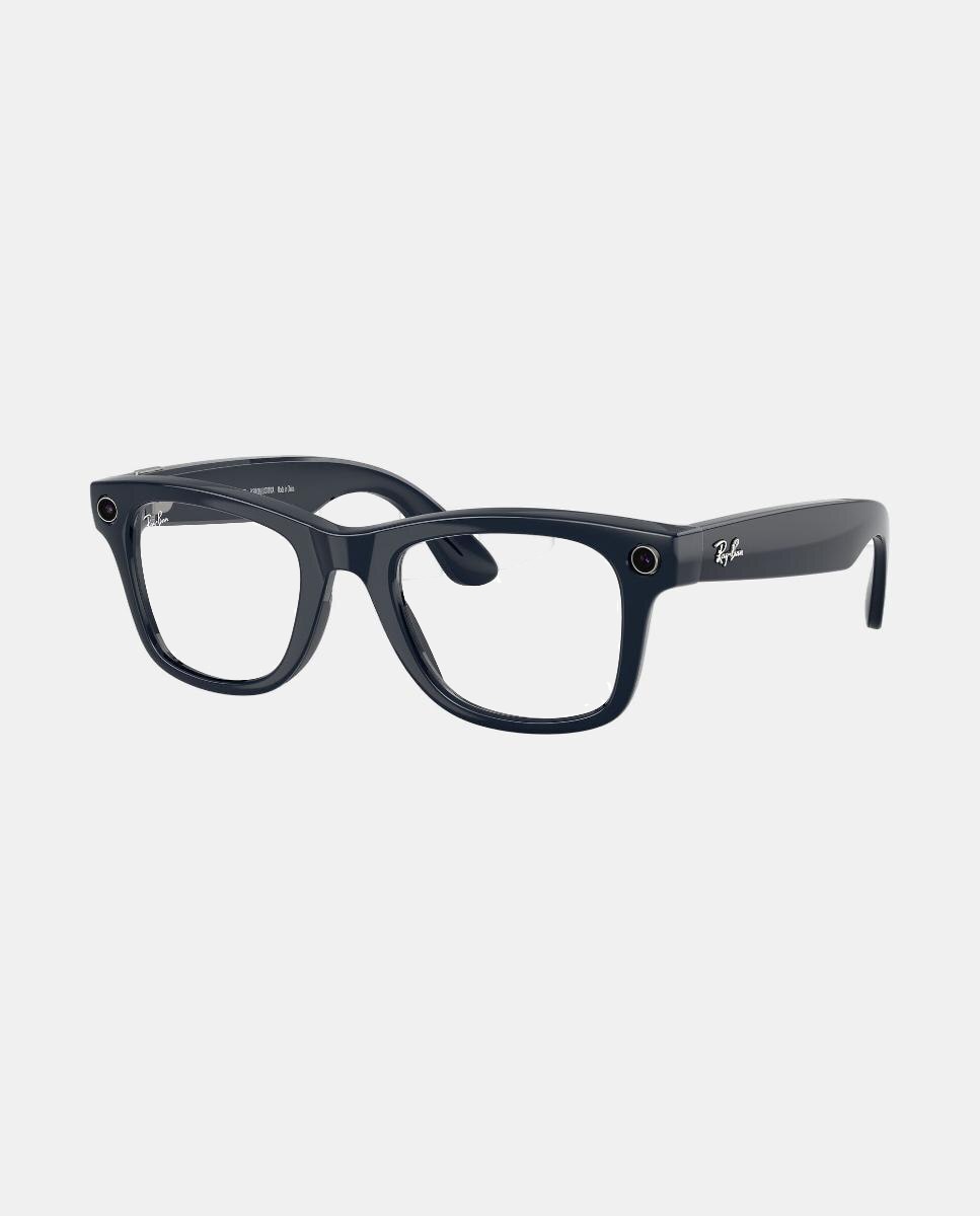 Gafas de sol inteligentes con IA RW4012 WAYFARER unisex cuadrada en inyectado con lente fotocromatica - RayBan Meta - Azul Azul-12