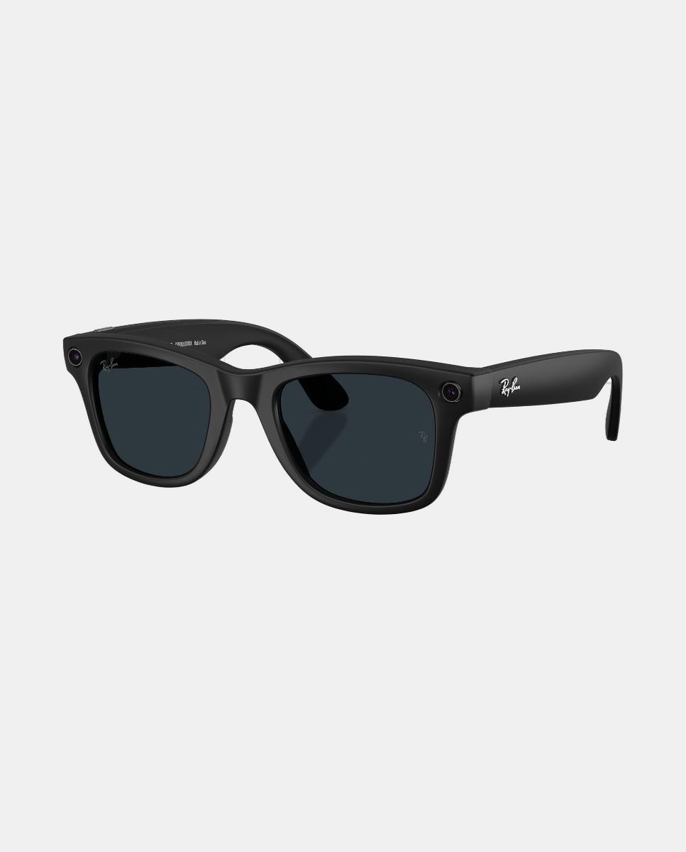 Gafas de sol inteligentes con IA RW4012 WAYFARER unisex cuadrada en inyectado con lente fotocromatica - RayBan Meta - Negro Negro-8