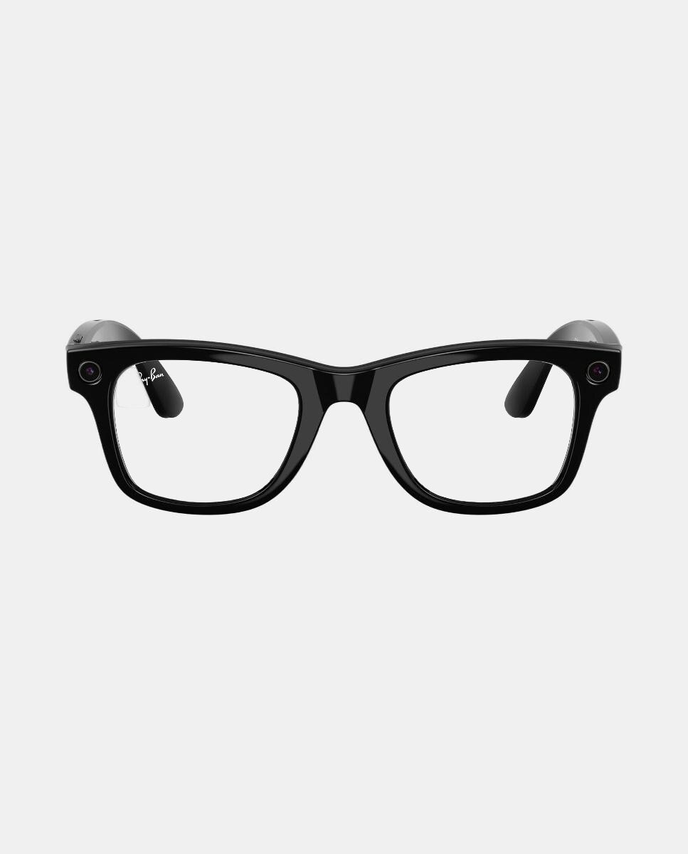 Imagen 0 de Gafas de sol inteligentes con IA RW4012 WAYFARER unisex cuadrada en inyectado con lente fotocromatica Negro