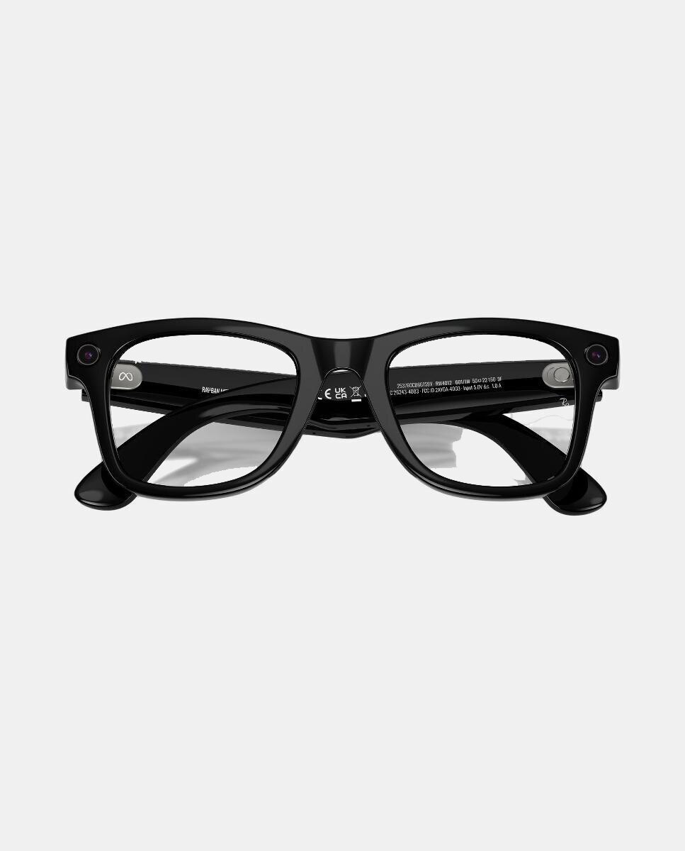 Gafas de sol inteligentes con IA RW4012 WAYFARER unisex cuadrada en inyectado con lente fotocromatica - RayBan Meta - Negro Negro-5