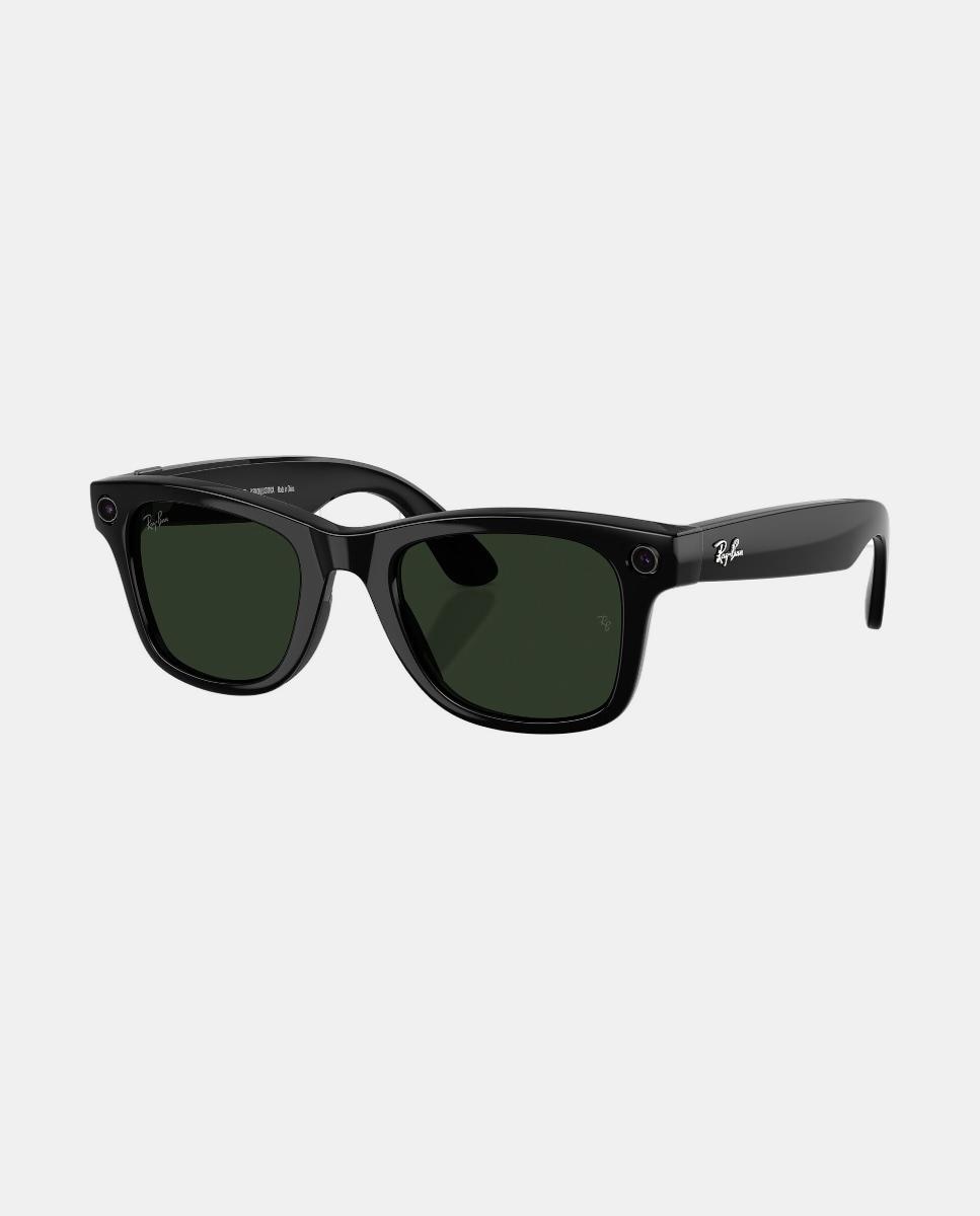 Gafas de sol inteligentes con IA RW4012 WAYFARER unisex cuadrada en inyectado con lente fotocromatica - RayBan Meta - Negro Negro-8