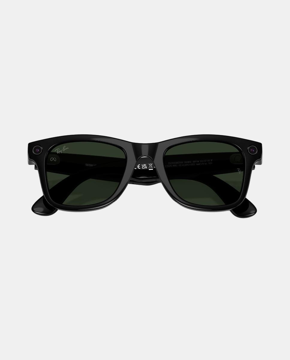 Gafas de sol inteligentes con IA RW4012 WAYFARER unisex cuadrada en inyectado con lente fotocromatica - RayBan Meta - Negro Negro-9