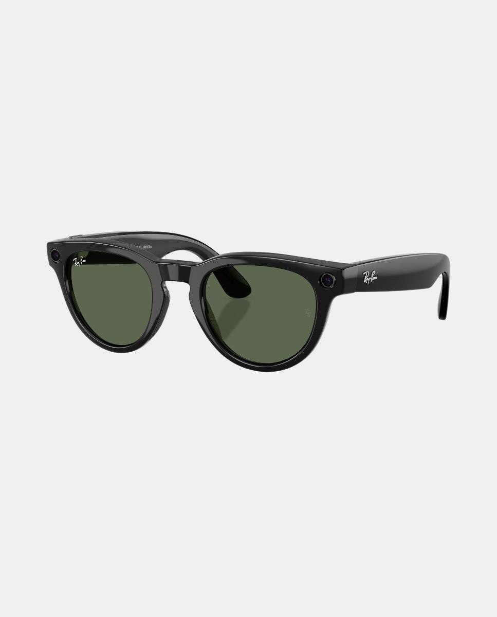 Gafas de sol inteligentes con IA RW4013 HEADLINER unisex ovalada en inyectado - RayBan Meta - Negro Negro-2