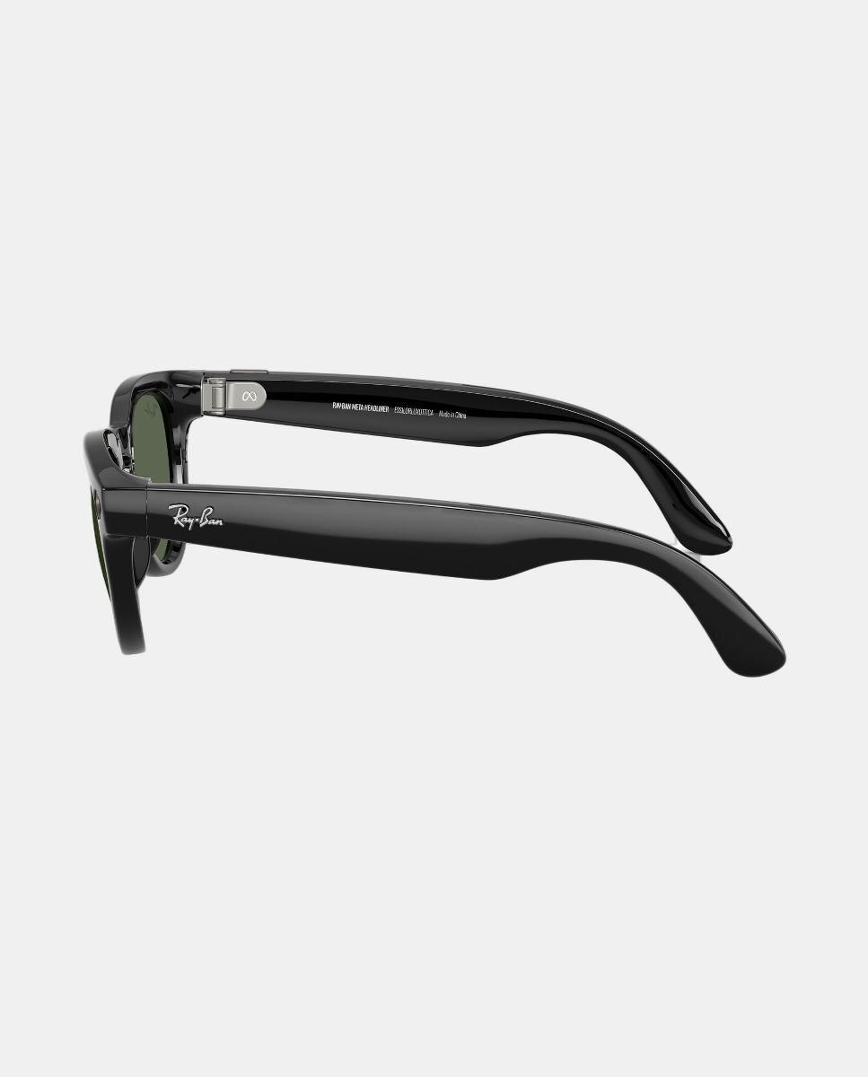 Gafas de sol inteligentes con IA RW4013 HEADLINER unisex ovalada en inyectado - RayBan Meta - Negro Negro-3